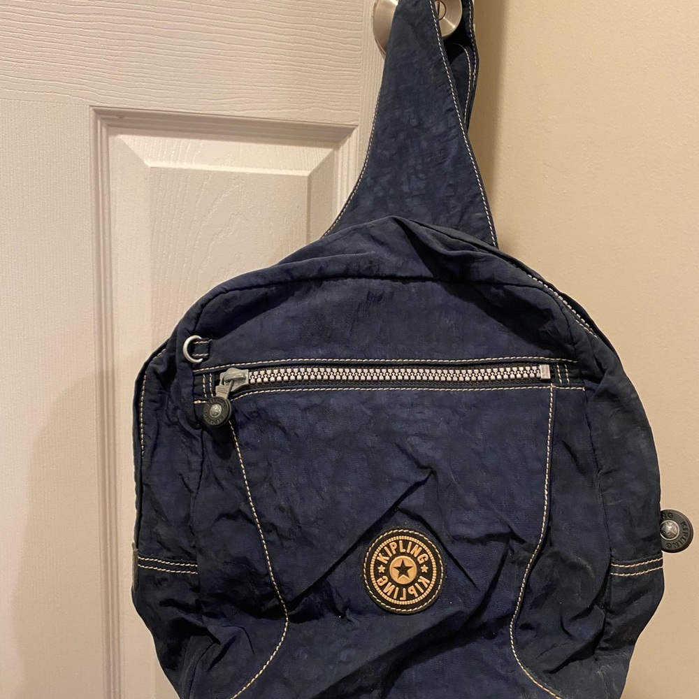 Kipling Y2K Vintage Dark Blue women’s one strap Backpack